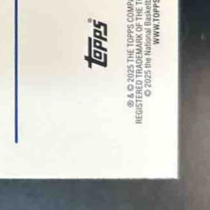 2025-26 Topps VJ Edgecombe Blue Rainbow /150 #203 RC Philadelphia 76ers - Sports Cards