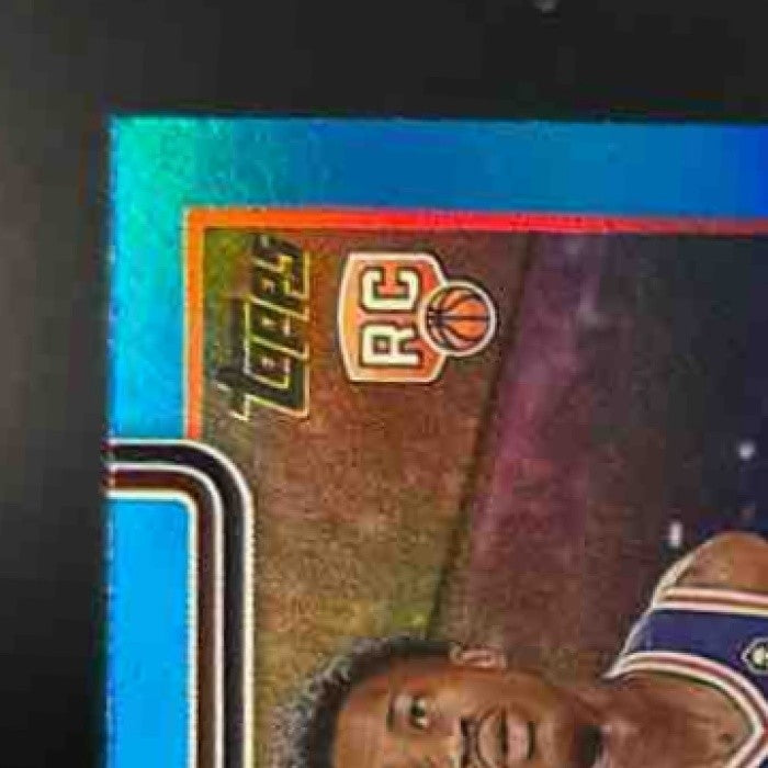 2025-26 Topps VJ Edgecombe Blue Rainbow /150 #203 RC Philadelphia 76ers - Sports Cards