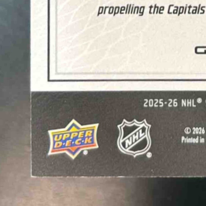 2025-26 Upper Deck Star Rookies Ryan Leonard Gold /249 #9 Washington Capitals - Sports Cards