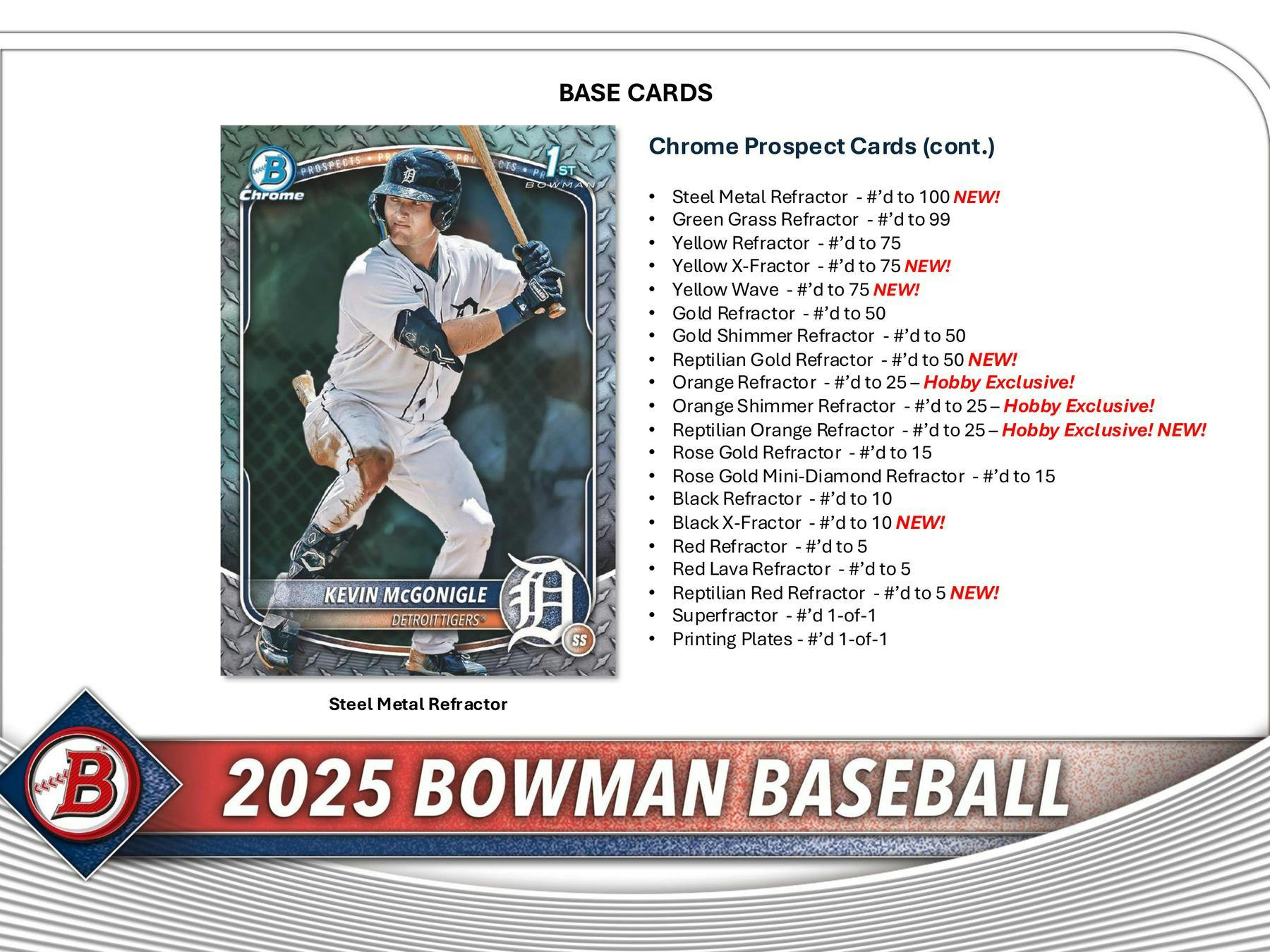 2025 Bowman Baseball Hobby Box (1 Chrome Auto) - MLB hobby