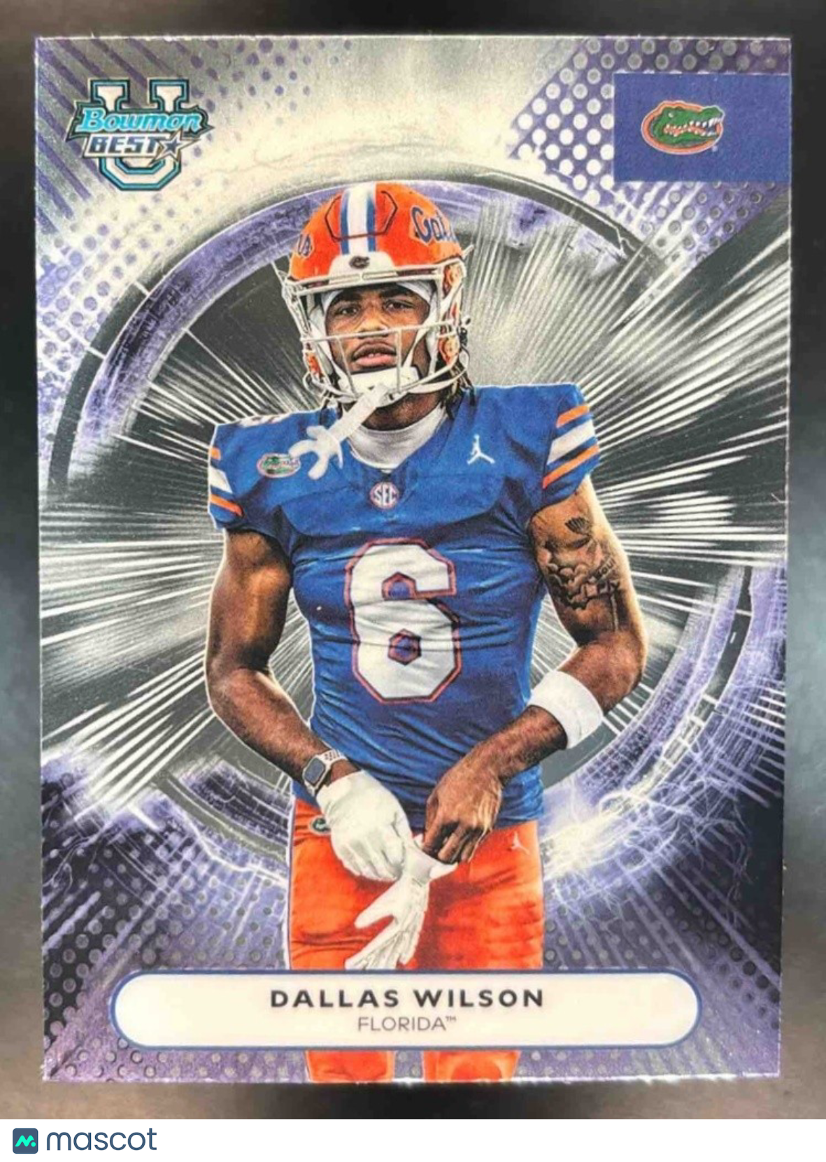2025 Bowman Best University Dallas Wilson #80 Florida Gators - Sports Cards