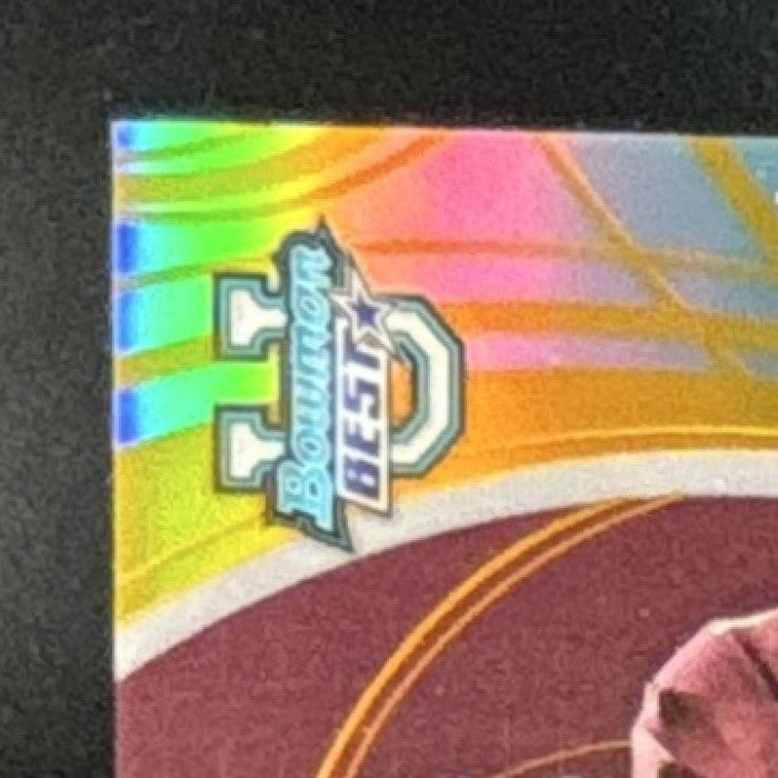 2025 Bowman Best University Marcel Reed Greatness Awaits Auto Gold Refractor /50 - Sports Cards