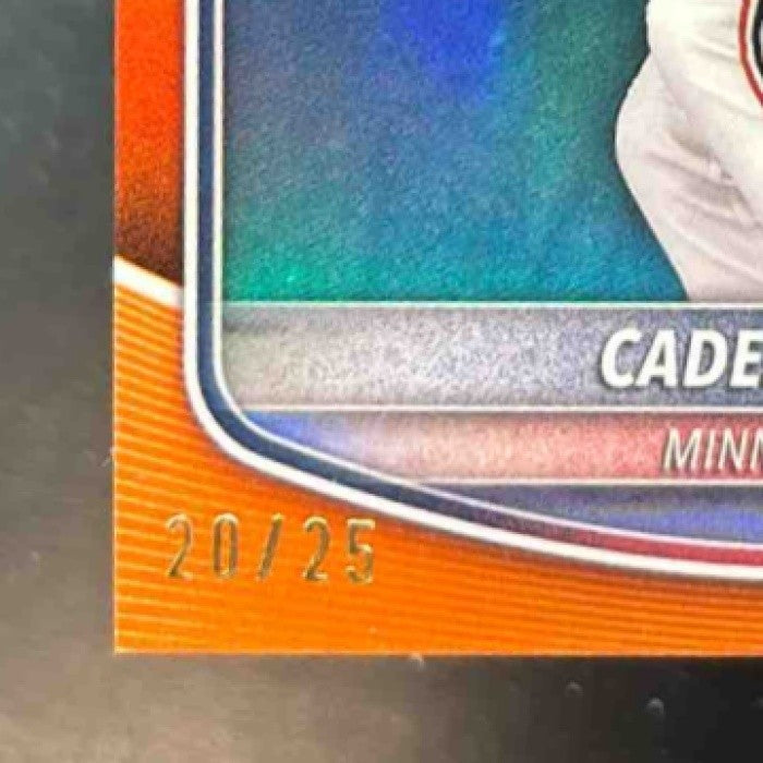 2025 Bowman Caden Kendle Chrome Orange /25 #BCP-113 1st Prospect Minnesota Twins - Sports Cards