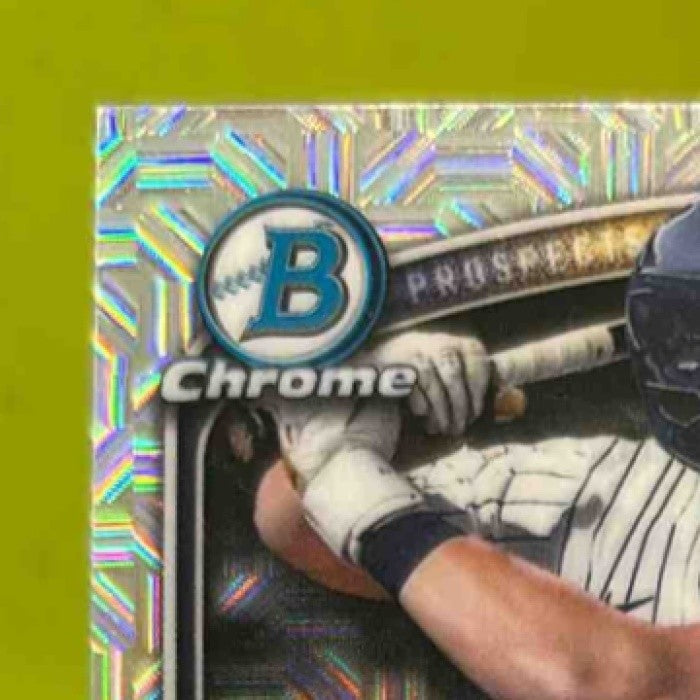 2025 Bowman Caleb Durbin Chrome Prospect Auto Mega Box Refractor Brewers - Sports Cards