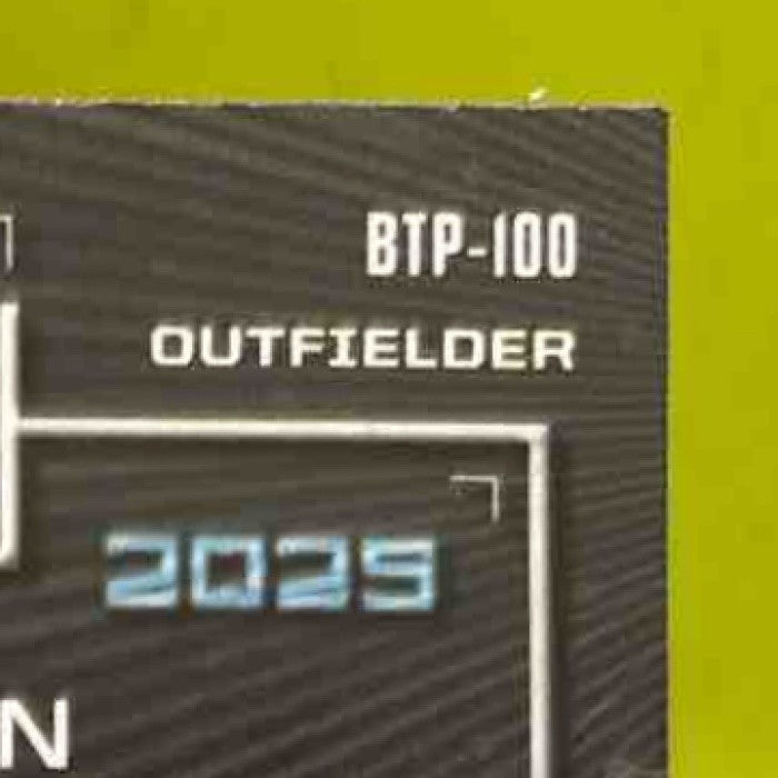 2025 Bowman Carson Benge Scouts’ Top 100 Chrome Green /99 New York Mets - Sports Cards