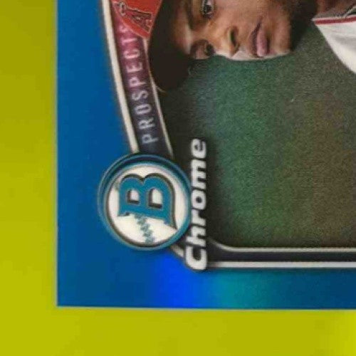2025 Bowman Christian Moore Chrome Prospect Auto True Blue Refractor 25/150 - Sports Cards