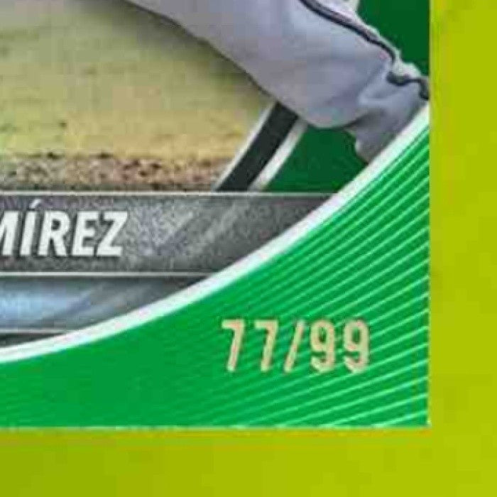 2025 Bowman Chrome Agustin Ramirez Green Refractor 77/99 #91 RC Miami Marlins - Sports Cards