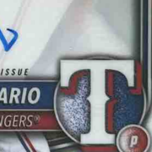 2025 Bowman Chrome Alejandro Rosario Prospect Auto HTA Choice /150 Rangers - Sports Cards