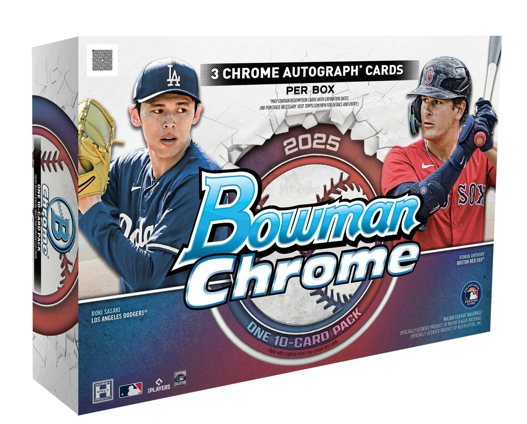 2025 Bowman Chrome Baseball Breaker Delight Box (3 Chrome Autos) Sep 23rd - MLB hobby