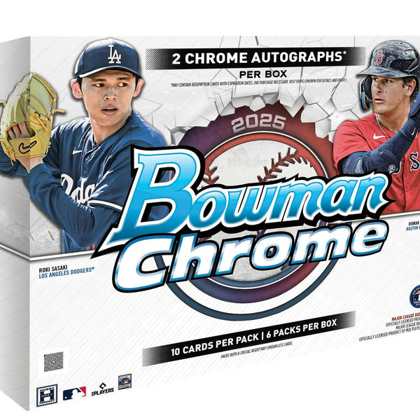 2025 Bowman Chrome Baseball Hobby Box (2 Chrome Auto)