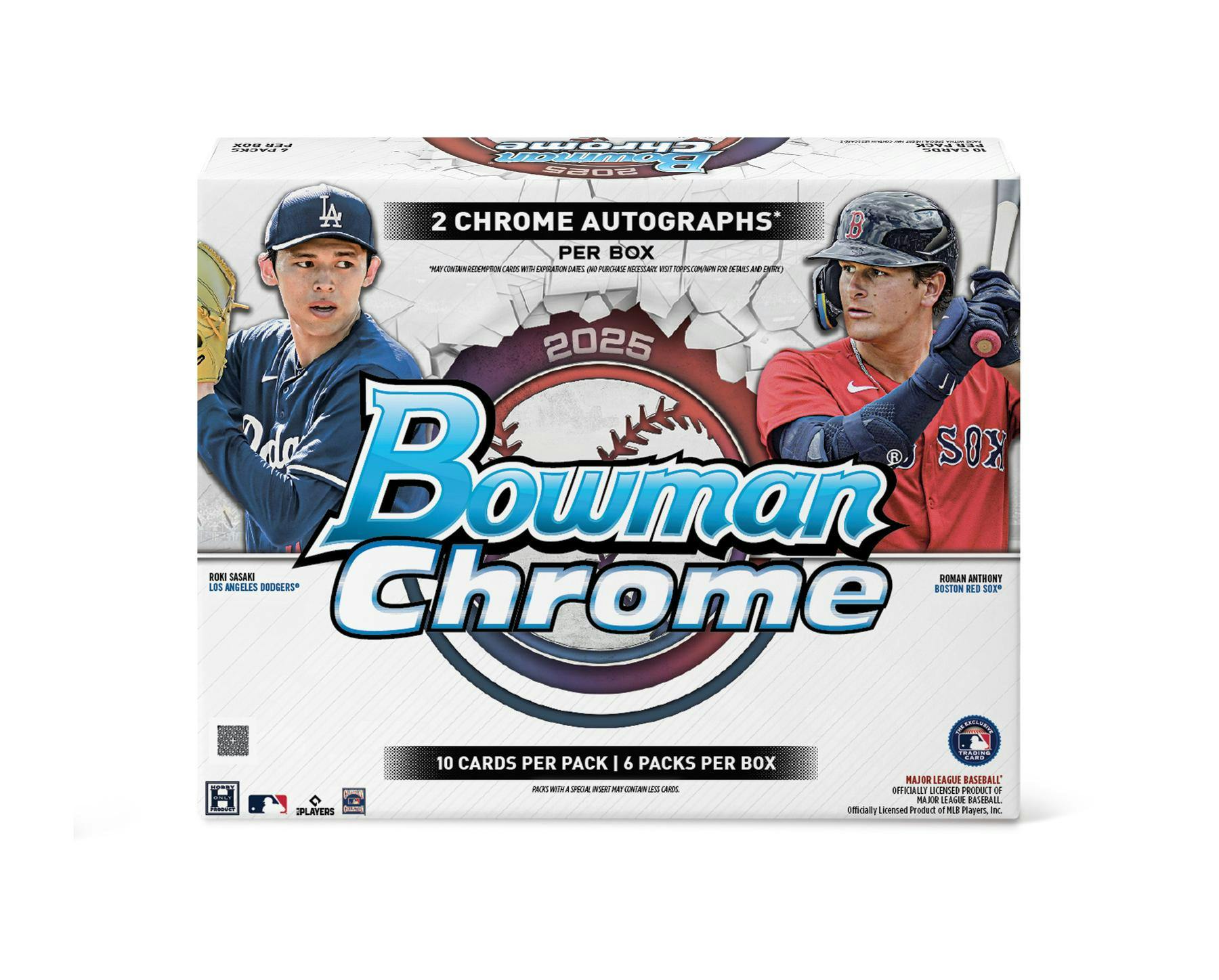 2025 Bowman Chrome Baseball Hobby Box (2 Chrome Auto) Sep 23rd - MLB hobby
