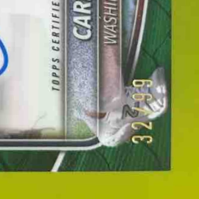 2025 Bowman Chrome Carlos Tavares Prospect Auto Reptilian Green /99 Nationals - Sports Cards