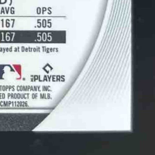 2025 Bowman Chrome Dillon Dingler Gold Geometric Refractor 32/50 #41 RC Tigers - Sports Cards