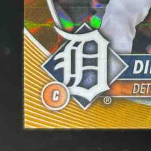 2025 Bowman Chrome Dillon Dingler Gold Geometric Refractor 32/50 #41 RC Tigers - Sports Cards