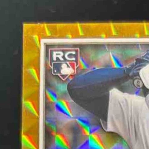 2025 Bowman Chrome Dillon Dingler Gold Geometric Refractor 32/50 #41 RC Tigers - Sports Cards