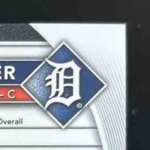 2025 Bowman Chrome Dillon Dingler Gold Geometric Refractor 32/50 #41 RC Tigers - Sports Cards