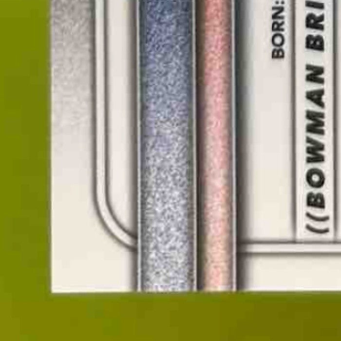 2025 Bowman Chrome Drake Baldwin Aqua Geometric /125 #75 RC Atlanta Braves - Sports Cards