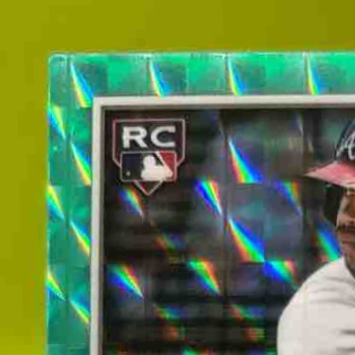 2025 Bowman Chrome Drake Baldwin Aqua Geometric /125 #75 RC Atlanta Braves - Sports Cards