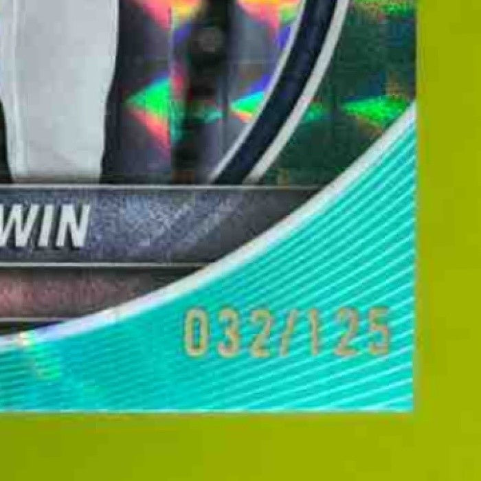 2025 Bowman Chrome Drake Baldwin Aqua Geometric /125 #75 RC Atlanta Braves - Sports Cards