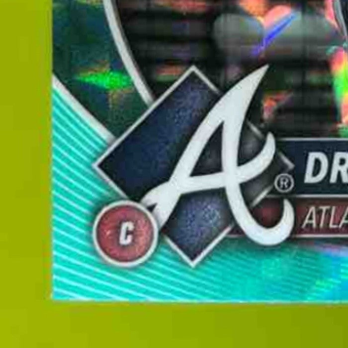2025 Bowman Chrome Drake Baldwin Aqua Geometric /125 #75 RC Atlanta Braves - Sports Cards