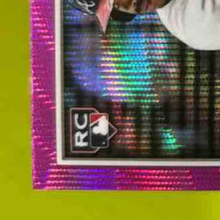 2025 Bowman Chrome Drake Baldwin Fuchsia Wave /299 #75 RC Atlanta Braves - Sports Cards