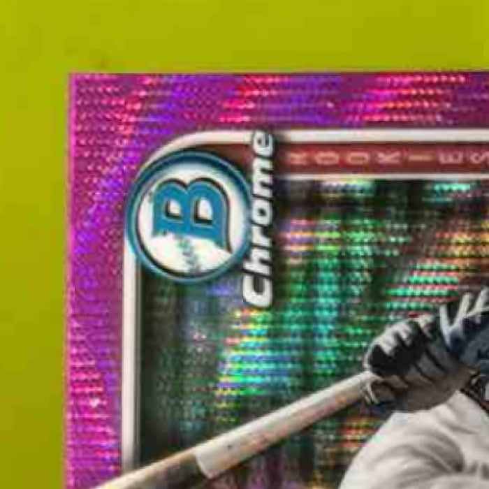 2025 Bowman Chrome Drake Baldwin Fuchsia Wave /299 #75 RC Atlanta Braves - Sports Cards