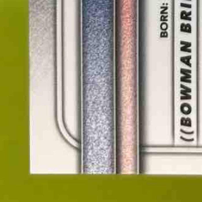 2025 Bowman Chrome Drake Baldwin Purple Geometric /250 #75 RC Atlanta Braves - Sports Cards