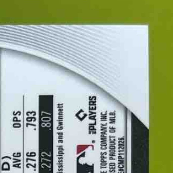 2025 Bowman Chrome Drake Baldwin Purple Geometric /250 #75 RC Atlanta Braves - Sports Cards