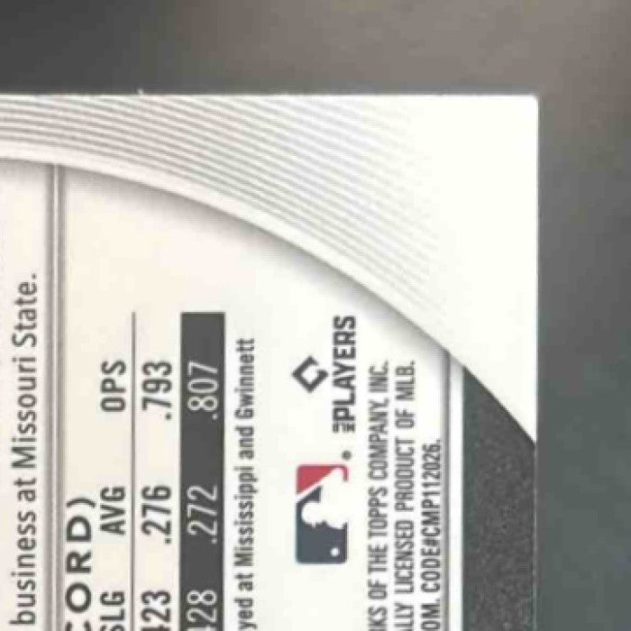 2025 Bowman Chrome Drake Baldwin (refractor) /499 #75 RC Atlanta Braves - Sports Cards