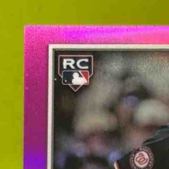 2025 Bowman Chrome Dylan Crews Fuchsia Refractor /299 #3 RC Washington Nationals - Sports Cards
