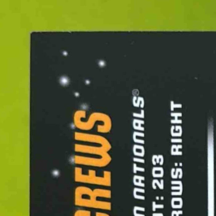 2025 Bowman Chrome Dylan Crews Meteoric Rise Gold /50 RC Washington Nationals - Sports Cards