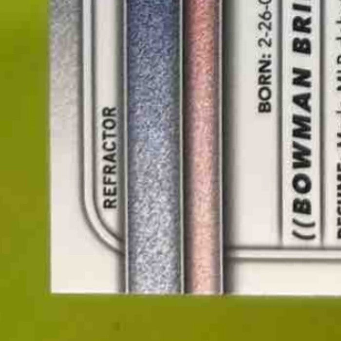 2025 Bowman Chrome Dylan Crews Refractor 129/499 #3 RC Washington Nationals - Sports Cards