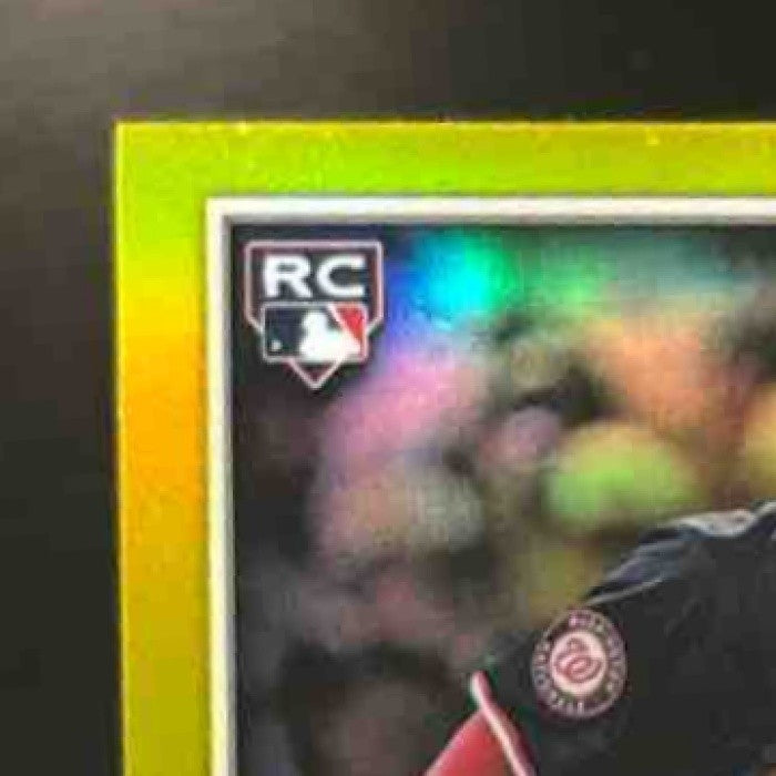 2025 Bowman Chrome Dylan Crews Yellow Refractor /75 #3 RC Washington Nationals - Sports Cards