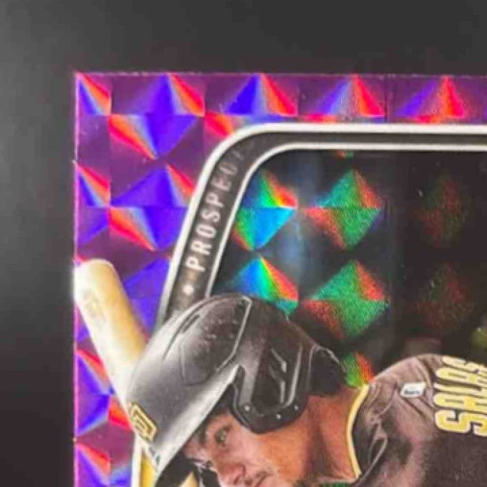 2025 Bowman Chrome Ethan Salas Prospects Fuchsia Geometric /299 #BCP-169 Padres - Sports Cards