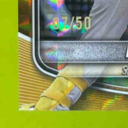 2025 Bowman Chrome Ethan Salas Prospects Gold Geometric /50 #BCP-169 Padres - Sports Cards