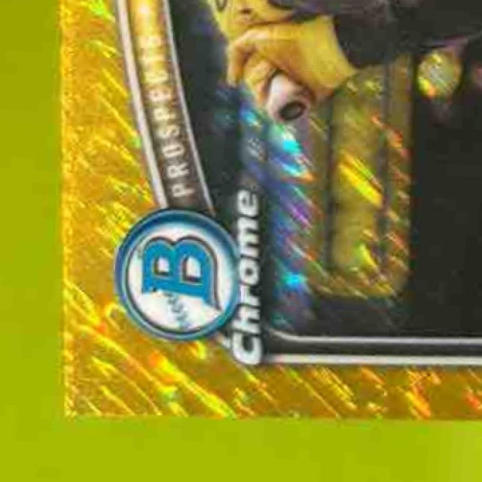 2025 Bowman Chrome Ethan Salas Prospects Gold Shimmer /50 San Diego Padres - Sports Cards