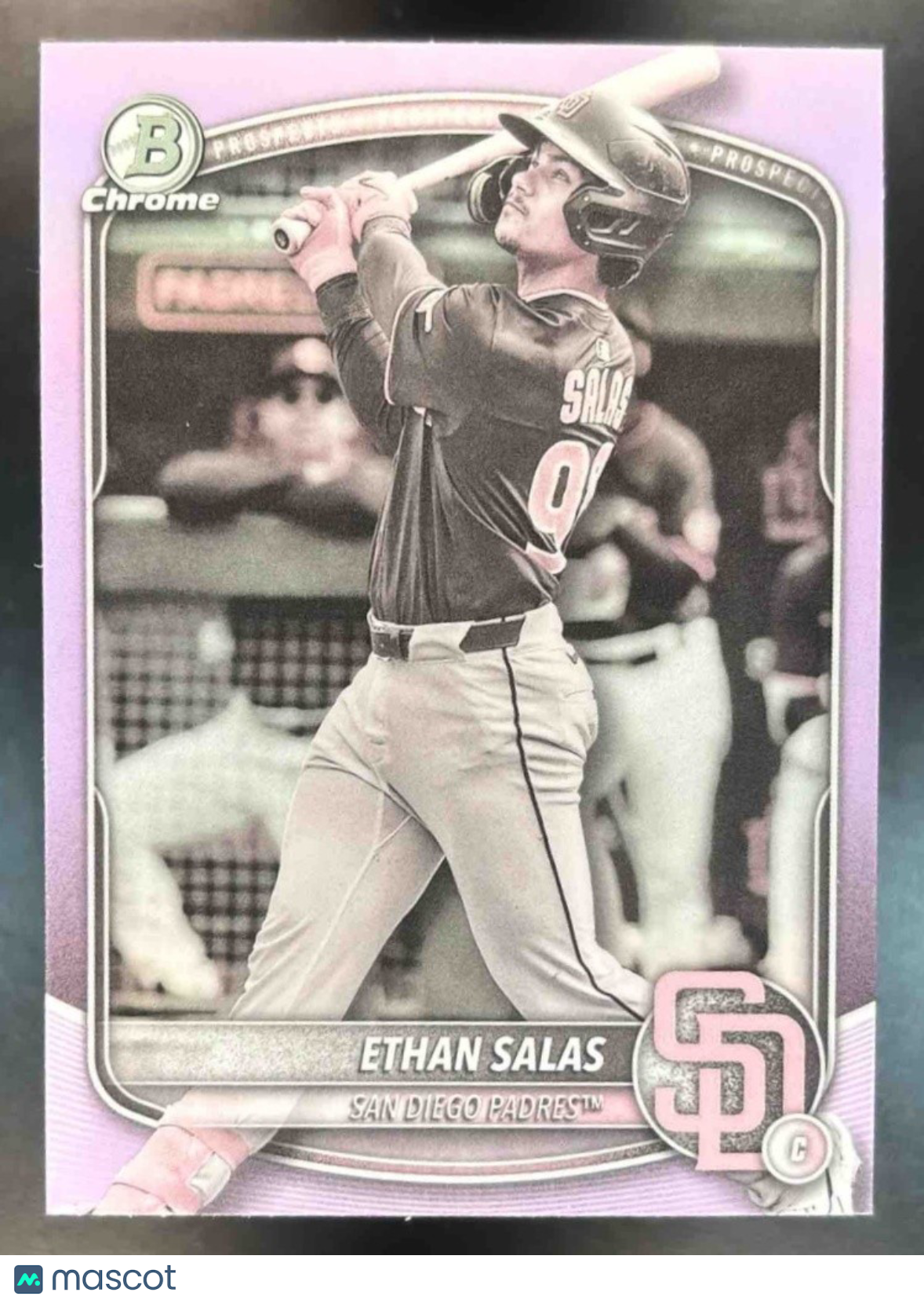 2025 Bowman Chrome Ethan Salas Prospects Pearl #BCP-169 Padres - Sports Cards