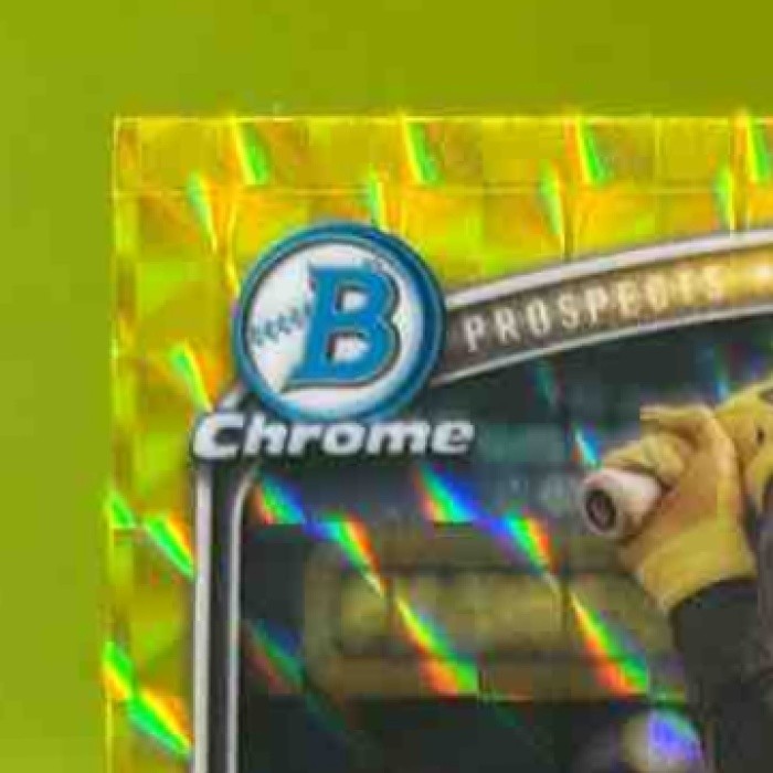 2025 Bowman Chrome Ethan Salas Prospects Yellow Geometric /75 #BCP-169 Padres - Sports Cards