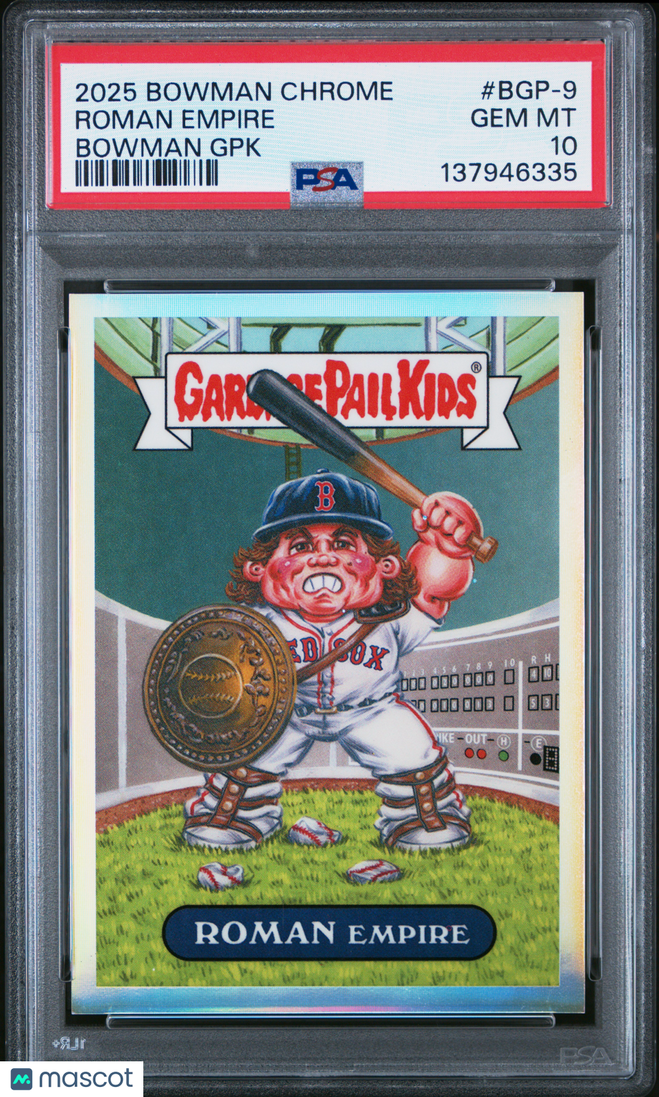 2025 Bowman Chrome GPK Roman Empire CASE HIT SSP #BGP-9 PSA 10 GEM MINT Red Sox - Graded Sports Cards