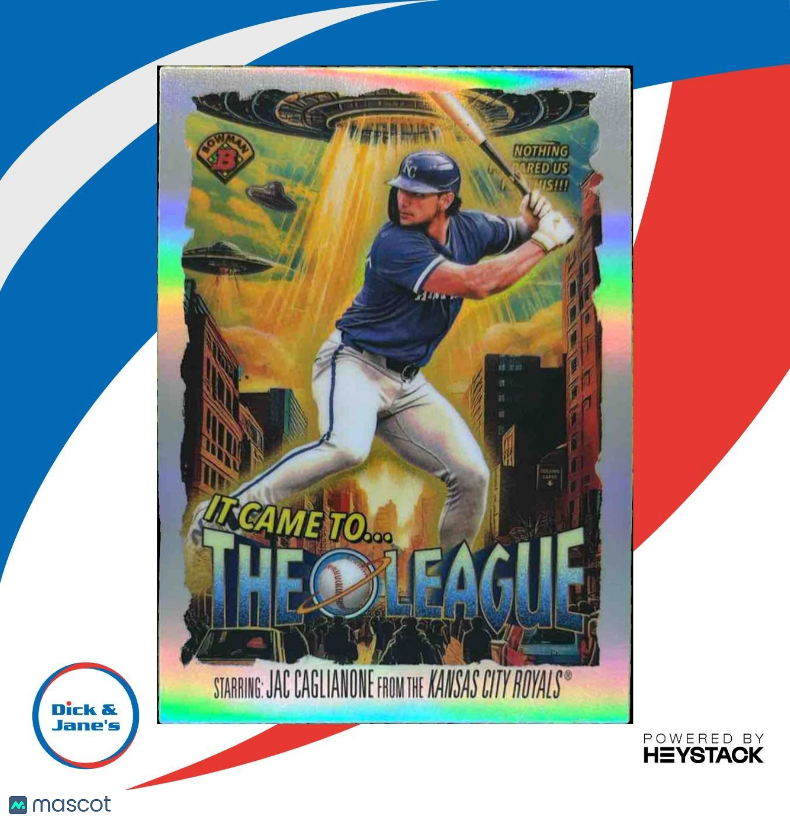 2025 Bowman Chrome Jac Caglianone It Came to the League #IT-4 Kansas City Royals - Sports Cards