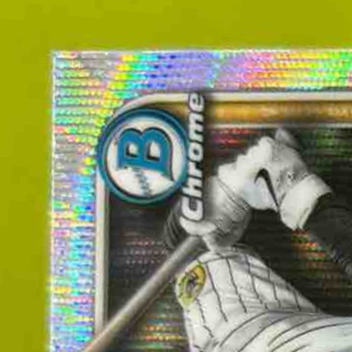 2025 Bowman Chrome Jackson Merrill Wave Refractor 53/100 #38 San Diego Padres - Sports Cards