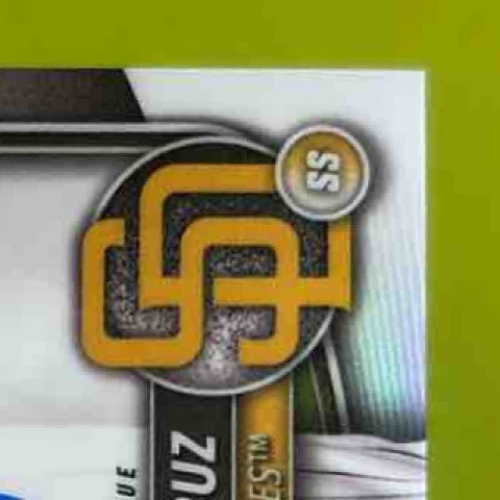 2025 Bowman Chrome Jhoan De La Cruz Auto Refractor /499 1st Prospect Padres - Sports Cards