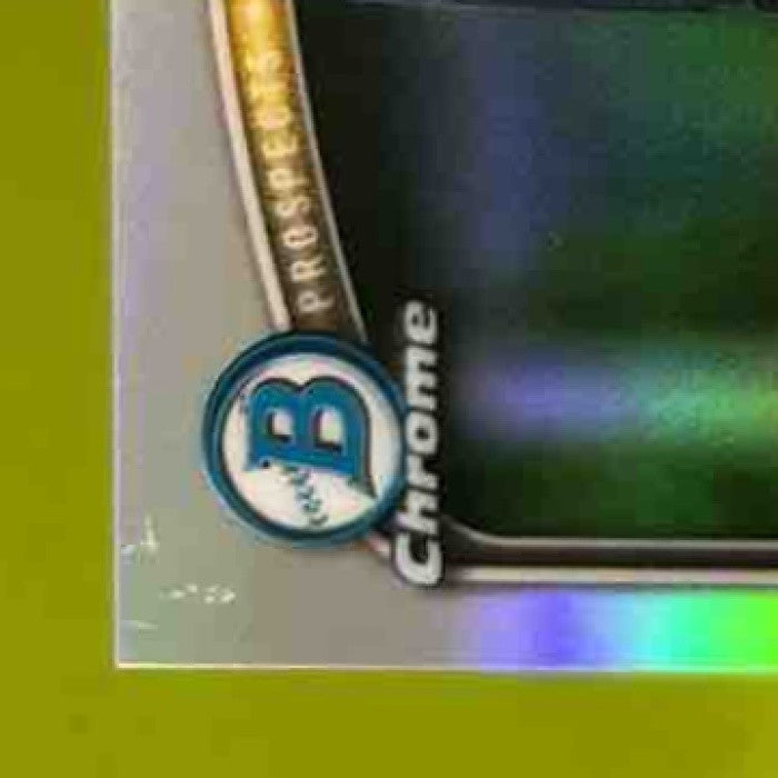 2025 Bowman Chrome Jhoan De La Cruz Auto Refractor /499 1st Prospect Padres - Sports Cards