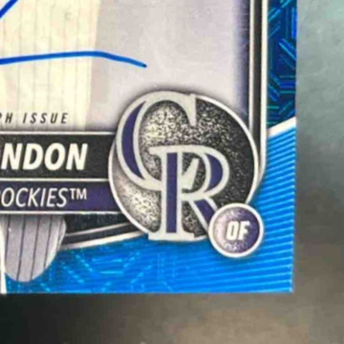 2025 Bowman Chrome Mega Box Charlie Condon Prospect Auto Blue Mojo /150 Rockies - Sports Cards