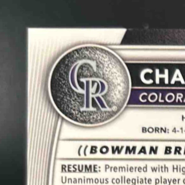 2025 Bowman Chrome Mega Box Charlie Condon Prospect Auto Green Mojo /99 Rockies - Sports Cards
