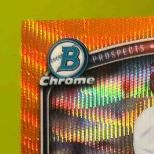 2025 Bowman Chrome Nathan Church Orange Wave /25 BCP-192 1st Prospect Cardinals - Sports Cards