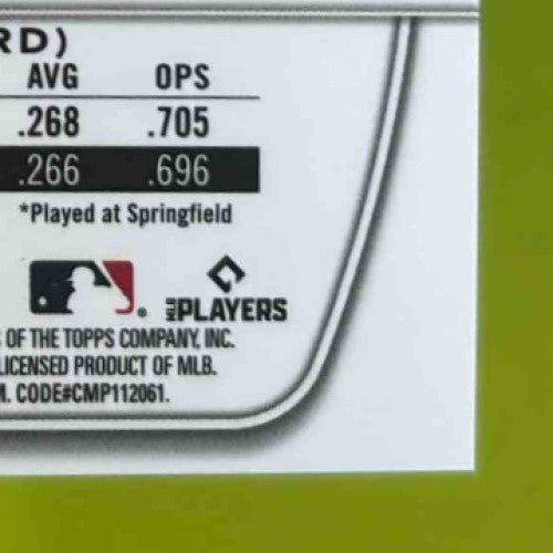 2025 Bowman Chrome Nathan Church Orange Wave /25 BCP-192 1st Prospect Cardinals - Sports Cards