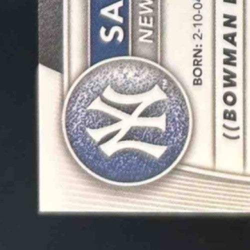 2025 Bowman Chrome Sabier Marte Prospect Auto HTA Choice Refractor /150 Yankees - Sports Cards