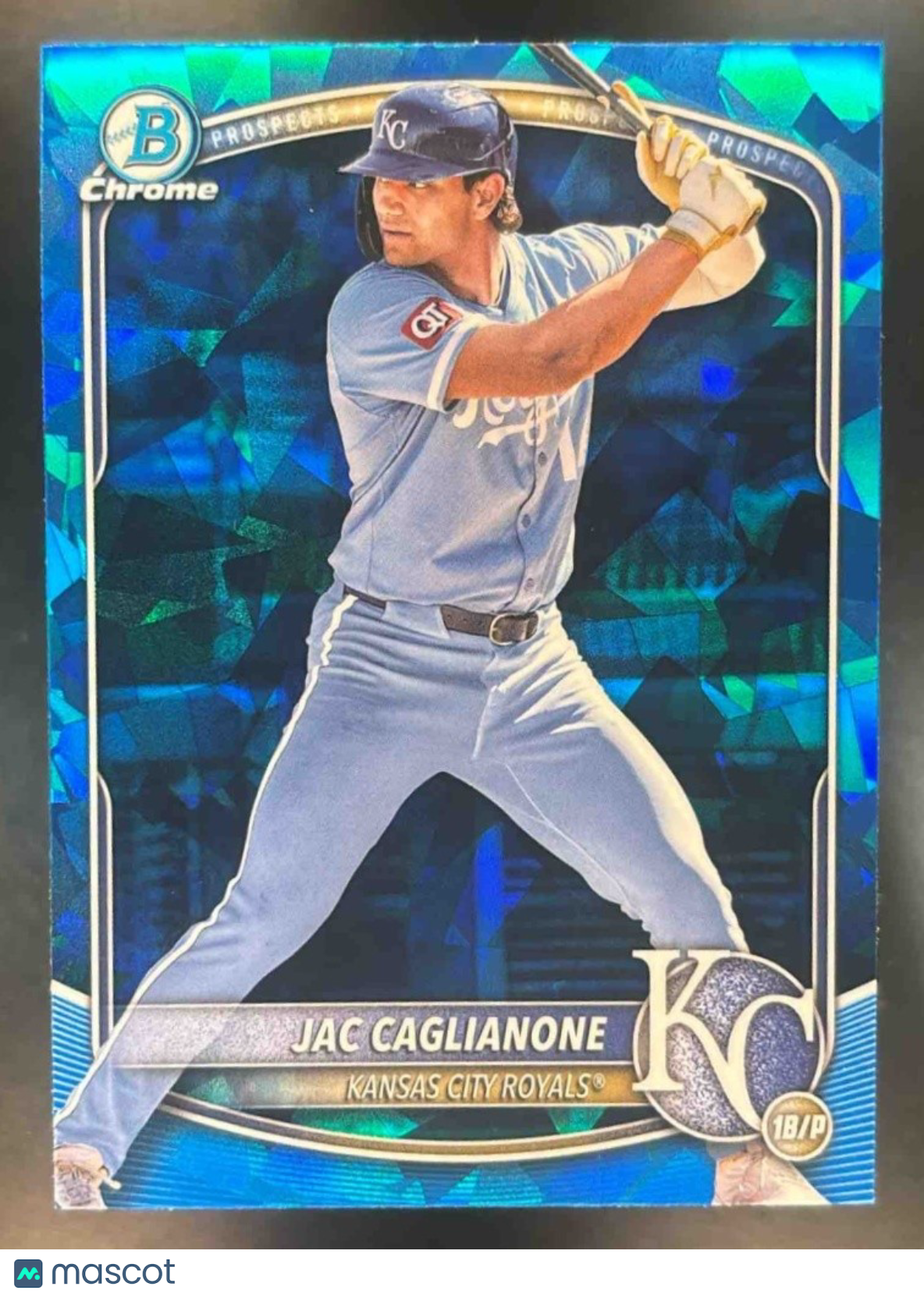 2025 Bowman Chrome Sapphire Jac Caglianone Prospects #BCP-154 Kansas City Royals - Sports Cards