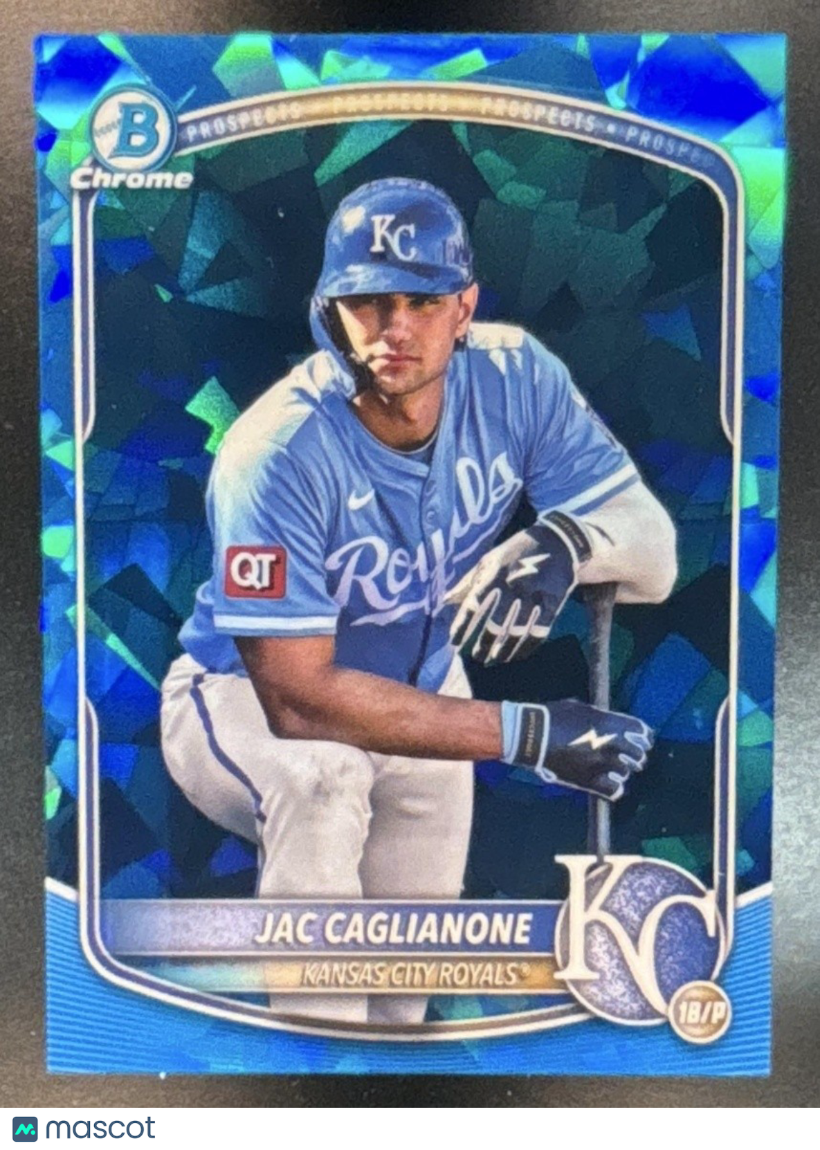 2025 Bowman Chrome Sapphire Jac Caglianone Prospects Image Variation #BCP-154 - Sports Cards